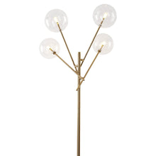 Load image into Gallery viewer, 155cm H Gold Foot Switch 4 Light Tree Floor Lamp Floor Lamps Living and Home 
