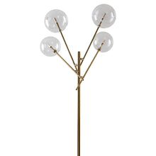 Load image into Gallery viewer, 155cm H Gold Foot Switch 4 Light Tree Floor Lamp Floor Lamps Living and Home 
