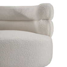 Load image into Gallery viewer, Curved Upholstered Single Sofa Accent Chair
