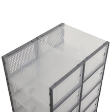 Load image into Gallery viewer, 12Pcs Stackable Shoe Storage Box Organiser Grey
