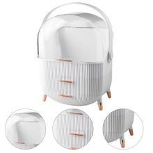 Load image into Gallery viewer, Dustproof Makeup Organiser with Drawers and Handle

