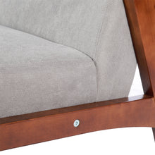 Load image into Gallery viewer, Solid Wooden Frame Upholstered Tufted Sofa
