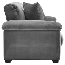 Load image into Gallery viewer, Grey Channel Sleeper Sofa Bed - 212 x 89cm
