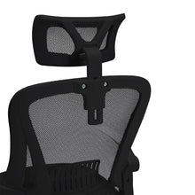 Load image into Gallery viewer, Swivel Office Chair with Headrest-Black
