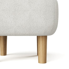 Load image into Gallery viewer, Footstool Pouffe Stool with Wooden Legs

