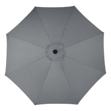 Load image into Gallery viewer, 3M Large Rotating Patio Parasol for Outdoor Sunshade and Rain with Plastic Fillable Base
