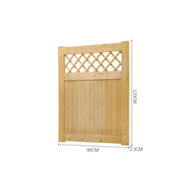 Load image into Gallery viewer, Rhombus Garden Wood Fence Gate
