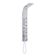Load image into Gallery viewer, 4in1 Contemporary Wall-Mounted Sleek Shower Panel with Body Massage Jets Shower Systems Living and Home 
