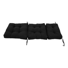 Load image into Gallery viewer, Livingandhome Adirondack Patio Chair Cushion - Black
