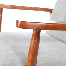 Load image into Gallery viewer, Solid Wooden Frame Upholstered Tufted Sofa
