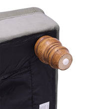 Load image into Gallery viewer, Buttoned Velvet Rectangular Ottoman Footstool with Gourd-shaped Legs
