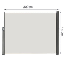 Load image into Gallery viewer, Retractable Single Side Awning - White Patio Awnings Living and Home 
