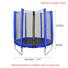 Load image into Gallery viewer, 4ft Height Trampoline with Safety Net and U Shape Legs
