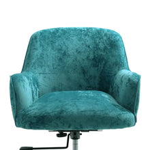 Load image into Gallery viewer, Velvet Upholstered Wheeled Swivel Office Chair Living and Home 
