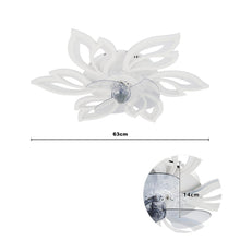 Load image into Gallery viewer, 65cm Dia. Modern Flower Shape Ceiling Fan with Light Ceiling Fans Living and Home 
