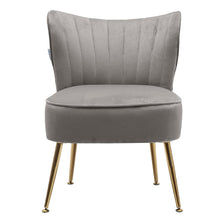 Load image into Gallery viewer, Velvet Cocktail Chairs Accent Chairs with Gold Legs Cocktail Chairs Living and Home 
