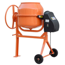 Load image into Gallery viewer, Electric Portable Cement Concrete Mixer with Wheels Living and Home 
