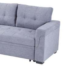 Load image into Gallery viewer, 3-Seater Upholstered Corner Sofa Bed with Storage
