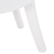 Load image into Gallery viewer, Modern Plush Upholstered Dressing Table Chair with White Legs
