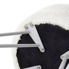 Load image into Gallery viewer, Premium Vanity Stool Faux Fur Upholstered Stool
