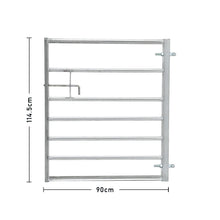 Load image into Gallery viewer, Durable Galvanized Metal Field Farm Gate Farm Gates Living and Home 3FT/0.9M 
