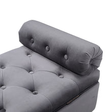 Load image into Gallery viewer, Flip Top Storage Bench with Side Arms

