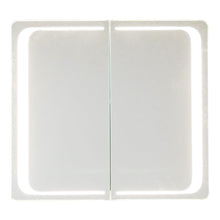 Load image into Gallery viewer, Double Door LED Bathroom Mirror Cabinet with Bluetooth Bathroom Mirror Cabinets Living and Home 
