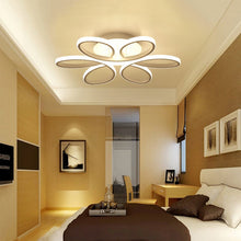 Load image into Gallery viewer, Floral 6 Rings Modern LED Ceiling Light Dimmable with Remote Control Ceiling Light Living and Home W 58 x L 58 cm 
