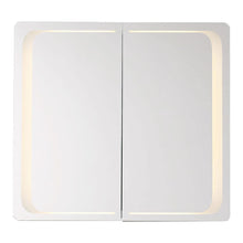 Load image into Gallery viewer, Double Door LED Bathroom Mirror Cabinet with Bluetooth Bathroom Mirror Cabinets Living and Home 

