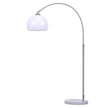 Load image into Gallery viewer, Arch Standing Floor Lamp, Orange/White Lampshade, Marble Base, Reading Light Floorlamp Living and Home 
