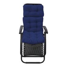 Load image into Gallery viewer, Livingandhome Adirondack Patio Chair Cushion - Blue
