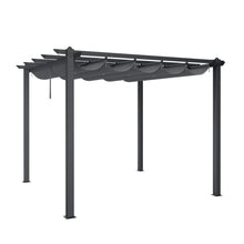 Load image into Gallery viewer, 300CM Elegant Aluminum Patio Pergola with Sun-Shade Canopy Living and Home 
