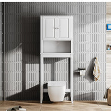 Load image into Gallery viewer, Freestanding Over-the-Toilet Storage Cabinet Living and Home 

