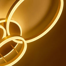 Load image into Gallery viewer, 2/3.5 ft Circles Ceiling Light with LED Dimmable/Non-Dimmable Ceiling Lights Living and Home 
