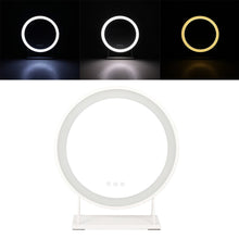 Load image into Gallery viewer, Contemporary Round Vanity Mirror with LED Lights Living and Home 
