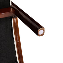 Load image into Gallery viewer, Corduroy Armchair with Rattan Armrest - Beige
