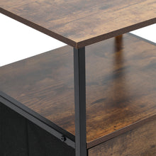 Load image into Gallery viewer, Medieval-Inspired Wooden Storage Cabinet with 2 Drawers
