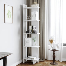 Load image into Gallery viewer, 5 Tier Bookshelf Shelf Storage Shelving Unit Corner Rack Display Stand Bookshelves Living and Home 
