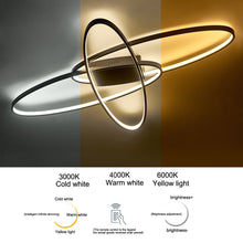 Load image into Gallery viewer, 90cm L Dimmable Oval Design Led Ceiling Light Living Room Lamp Ceiling Light Living and Home 
