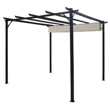Load image into Gallery viewer, Outdoor Horizontal Pulling Square Pergolar - White Living and Home 
