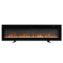 Load image into Gallery viewer, 40/50/60 Inch Electric Fireplace 9 Colour LED Flame Effect Heater with Remote Control Freestanding Fireplaces Living and Home 
