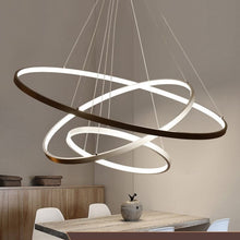 Load image into Gallery viewer, Modern Led Pendant 3 Acrylic Ring Chandelier Pendant Lights Living and Home 
