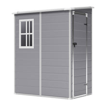 Load image into Gallery viewer, Livingandhome Outdoor Plastic Storage Shed
