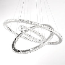 Load image into Gallery viewer, Pendant White LED Crystal Chandelier 2/3 Ring Design Ceiling Light Lighting Lamp-Non-Dimmable Pendant Living and Home 
