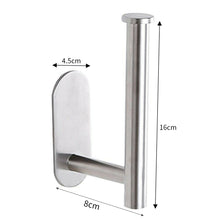 Load image into Gallery viewer, Modern Wall Mounted Stainless Steel Toilet Paper Roll Holder for Bathroom
