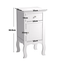 Load image into Gallery viewer, Wooden Bedside Side Table Nightstand with Drawer
