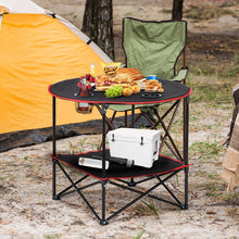 Load image into Gallery viewer, Livingandhome Protable Camp Table with Cupholders
