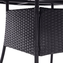 Load image into Gallery viewer, 105cm Round/ Square Coffee Table Bistro Outdoor Garden Patio Tables &amp; Parasol Hole Garden Dining Table Living and Home 
