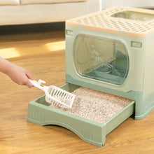 Load image into Gallery viewer, Foldable Cat Litter Box Top Entry Anti-Splashing Cat Toilet
