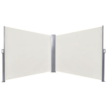 Load image into Gallery viewer, Retractable Double Side Awning - White Water Resistant Patio Awnings Living and Home 
